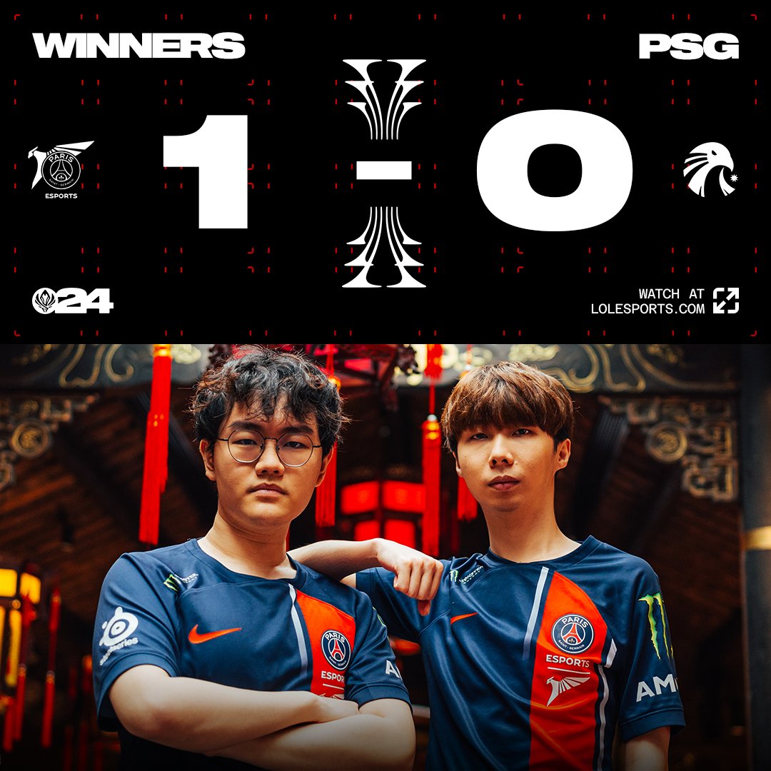 1⃣-0⃣ @PSG_TALON_LOL take the lead! #MSI2024