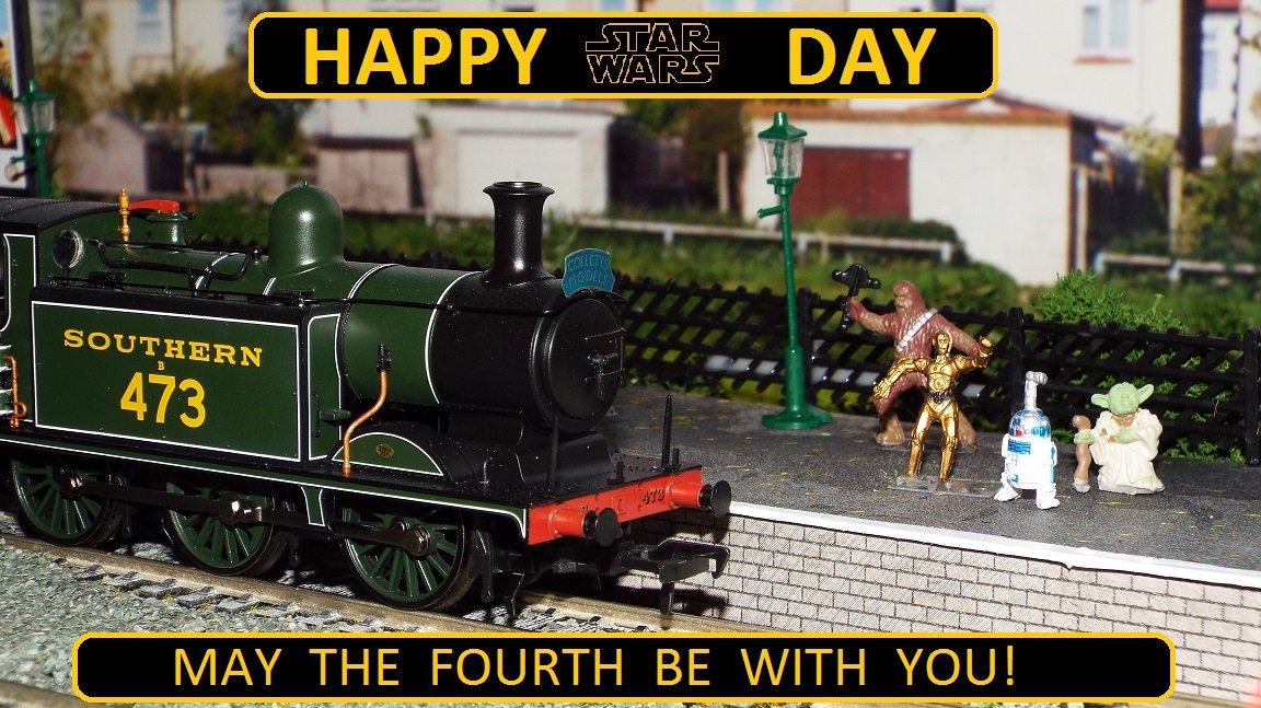 #tmrguk a project I did about 10 years ago when I was still modelling in OO gauge. #happystarwarsday #Maythe4thBeWithYou