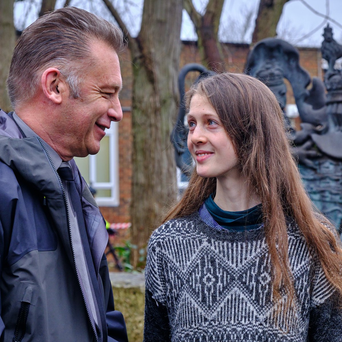 I would class this as a good day! Happy birthday to the indefatigable @ChrisGPackham and happy day to enjoy fresh(ish) air - as Cressie is not going to prison! Good people.