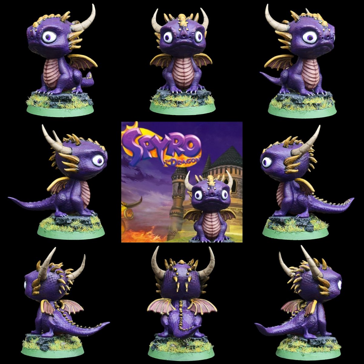 The Hobbytime at Healeys Painting Palooza challenge ends tonight and the theme is Dragons 🐉 
I had to choose the purplest of dragons💜
Model is Fantazoor Dragon by Seahorse 3D

#HTHPAINTINGPALOOZA
#paintingminis #dragons #paintingpurple