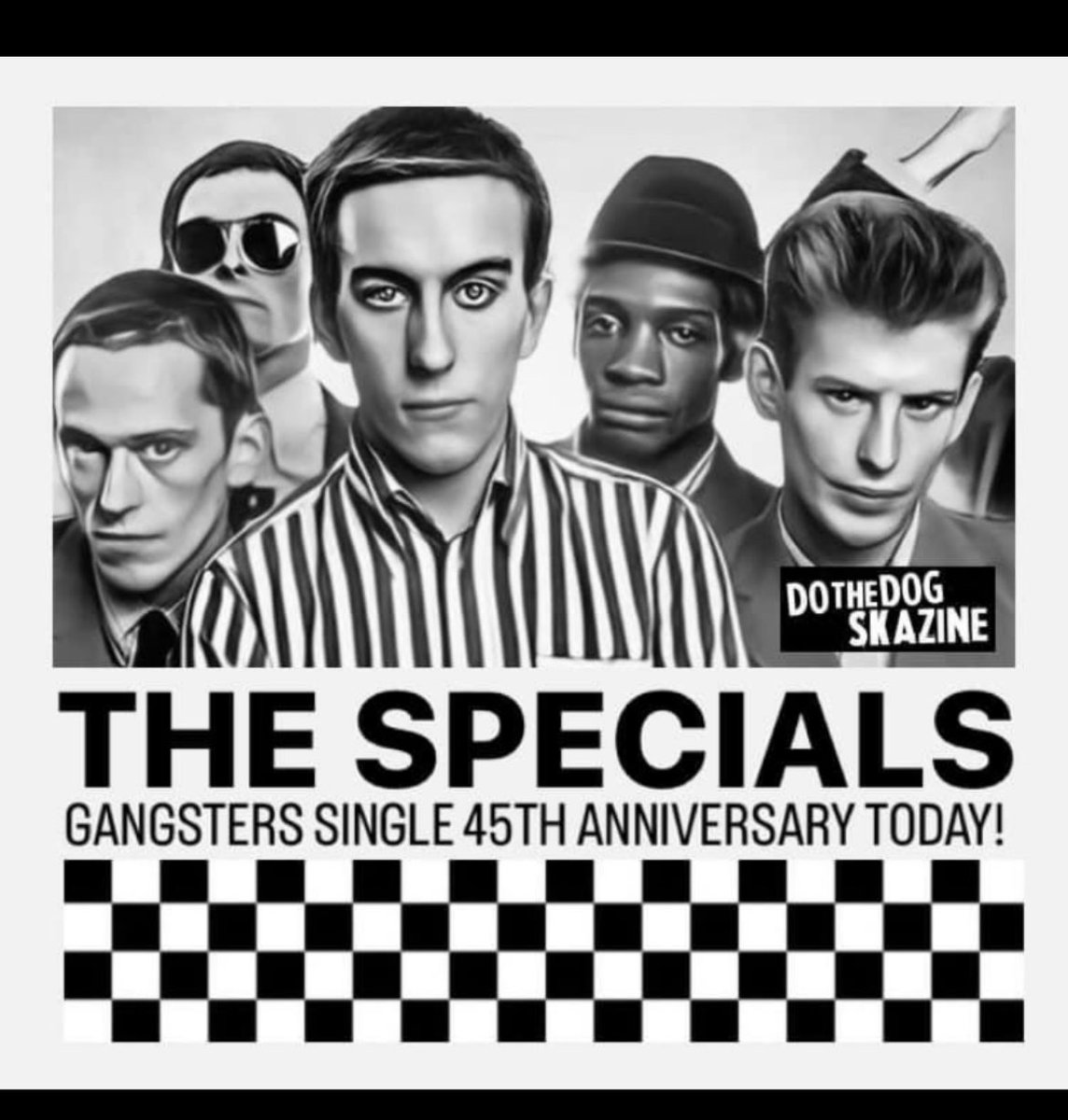 45 years ago today,2TONE record label put out its 1st release. 
GANSTERS & my life changed forever 😎