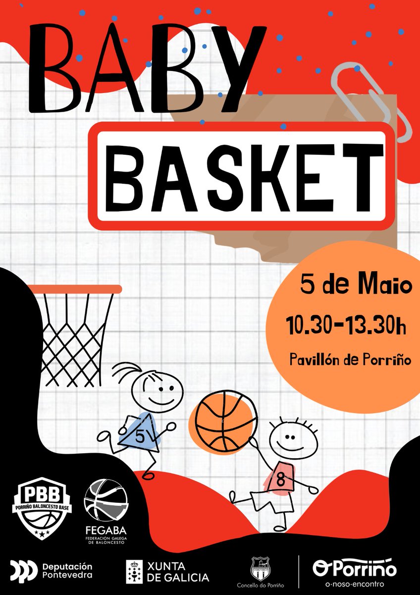 CONCENTRACIÓN BABY. 🏀👶🏻 Las peques de nuestro equipo Baby irán este domingo hasta Porriño para formar parte de la Concentración organizada por la @FGB_Baloncesto y @PBBbaloncesto. 😍