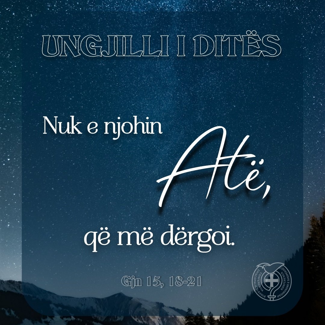 #UNGJILLI_I_DITËS
#Konferenca_Ipeshkvnore
#FJALAEZOTIT
#gospeloftheday
#vangelodioggi

facebook.com/share/p/netZ45…