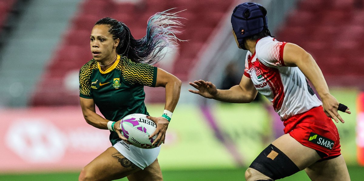 The #BokWomen7s will face the USA in the ninth-place final in Singapore tomorrow after another day of ups and downs - more here: tinyurl.com/5dmvmhxd ✅ #RiseUp #HSBCSVNS