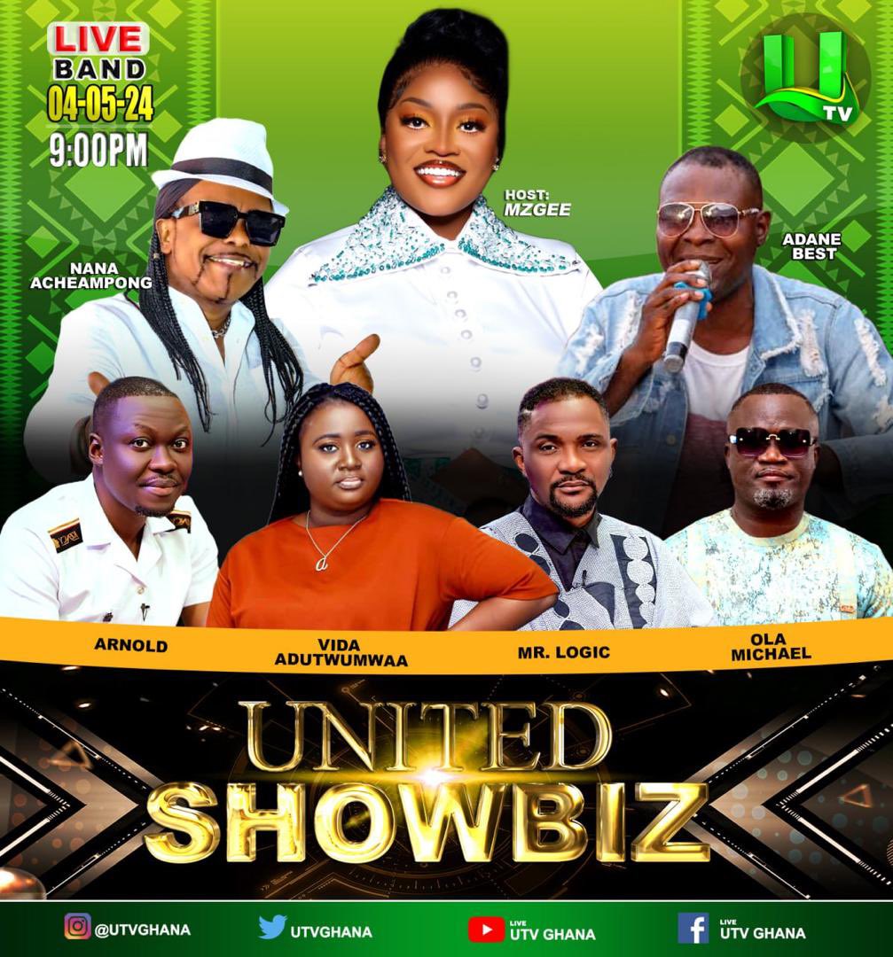 Get your dancing shoes 👠 ready, we’re gonna boggie tonight #unitedshowbiz @utvghana