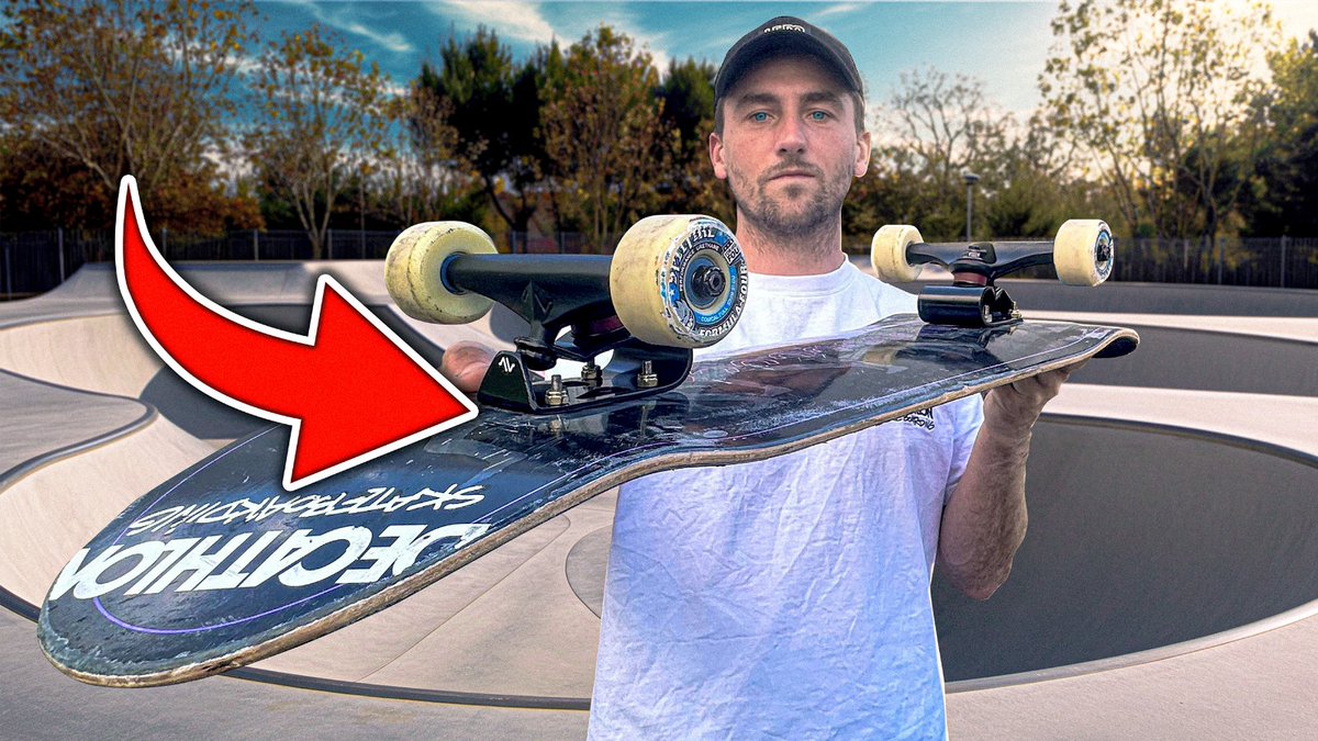JE TEST UN SKATE AVEC DES SUSPENSIONS ! youtu.be/40yV3se-CeI?si…