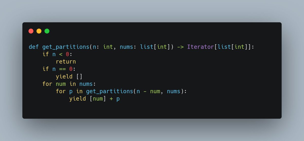 Python code is just so nice. I love it.