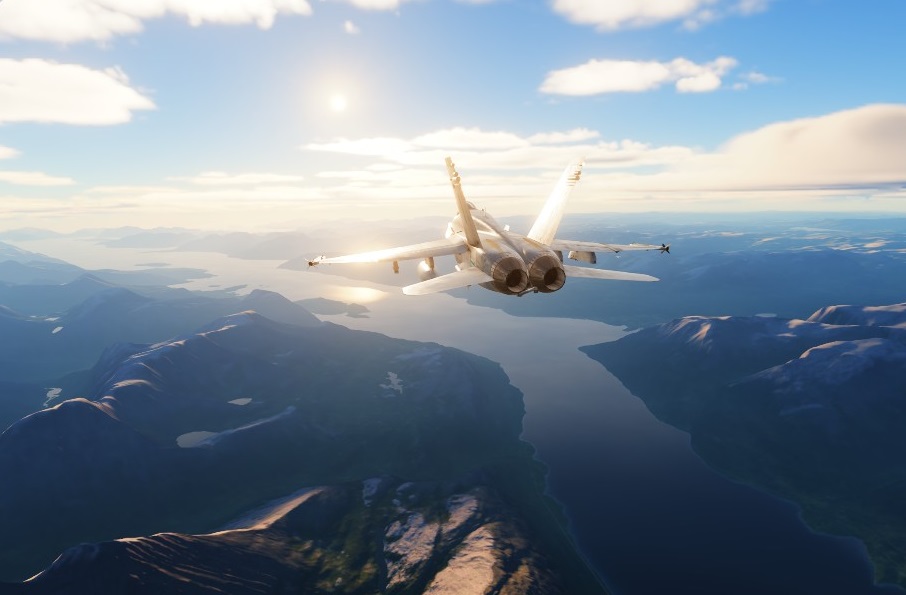 First impressions - stunning from high/medium altitude, but textures leave a bit to be desired. Fantastic playground though for low-level fun in the mountains! #avgeek #DCSWorld