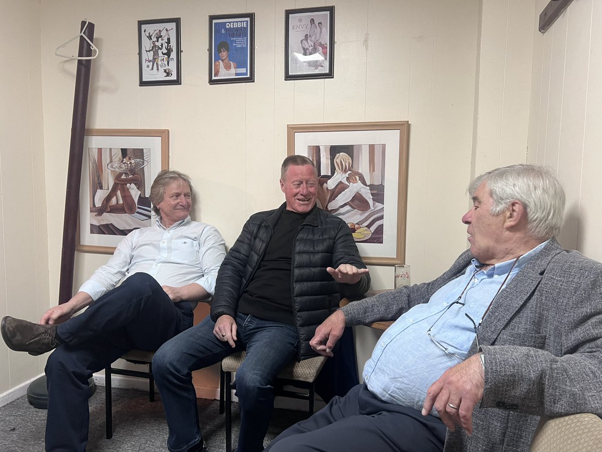 Thanks to everyone who turned up to watch and listen to Malcolm MacDonald , Eric Gates + myself last night and a big thanks to Gary Philipson who kept the 3 of us under control, or tried. Also great to see Archie Stephens and Terry Cochrane present.