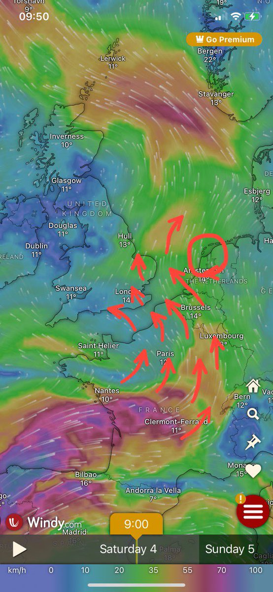 I’m waiting for lightning to barrel in probably from France, steered from the Netherlands coast, on to the South East UK Was watching a little blighter last night, similar pattern to one off the French coast just before the last storm. There are no bogeys in the air. None…