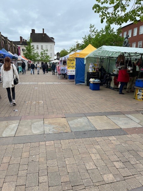 The weather today looks great.
So why not pay a visit to Lichfield Market this Saturday
18 Great traders waiting to serve you with a smile.
a variety of different good on sale come and have a look today
