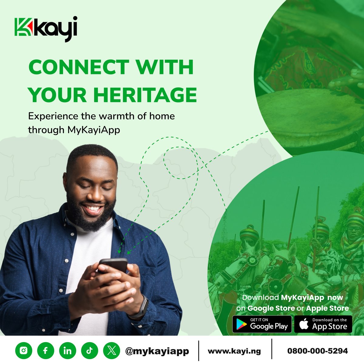 Experience rich traditions, connect with your heritage, and embrace diversity with Kayiapp. Download now from Play Store or App Store.

#MyKayiApp #NowLive #Kayiway #DownloadNow #Bankingwithoutlimits #downloadmykayiapp