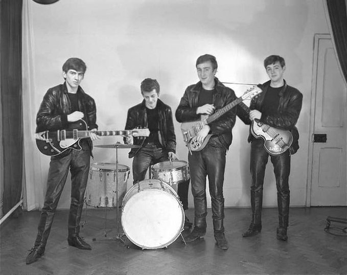 #TheBeatles at their first professional photo shooting, 17th December 1961 via @SgtPepper1710