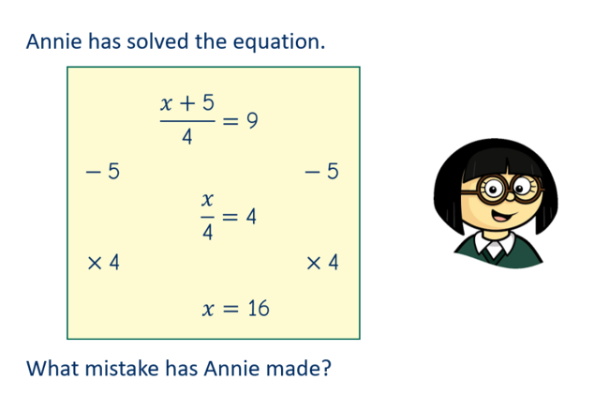 Common mistake of the week! #MathsforAll