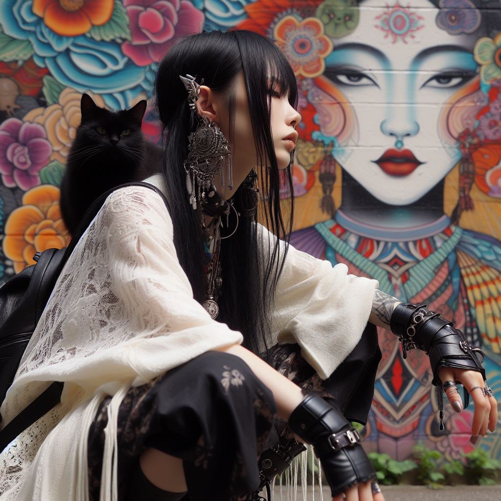 instagram.com/aitoyumetokibo…

#AIart #AIArtwork #AIArtGallery #aiartcommunity #AIartists #blackcat #cat