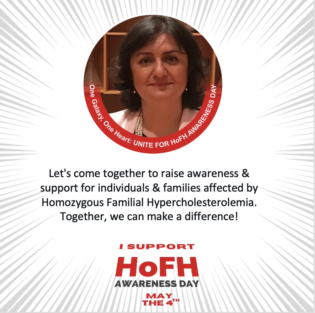 Starting today, May 4th will be recognized as #HoFH #AwarenessDay! Let's come together to raise awareness & support for individuals & families affected by Homozygous Familial Hypercholesterolemia. Together, we can make a difference! 💙 #HoFHawareness So proud to be part of