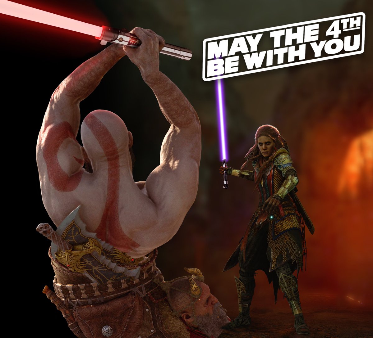 May the 4th be with you. #MayThe4th #MayTheFourthBeWithYou #GodofWarRagnarok