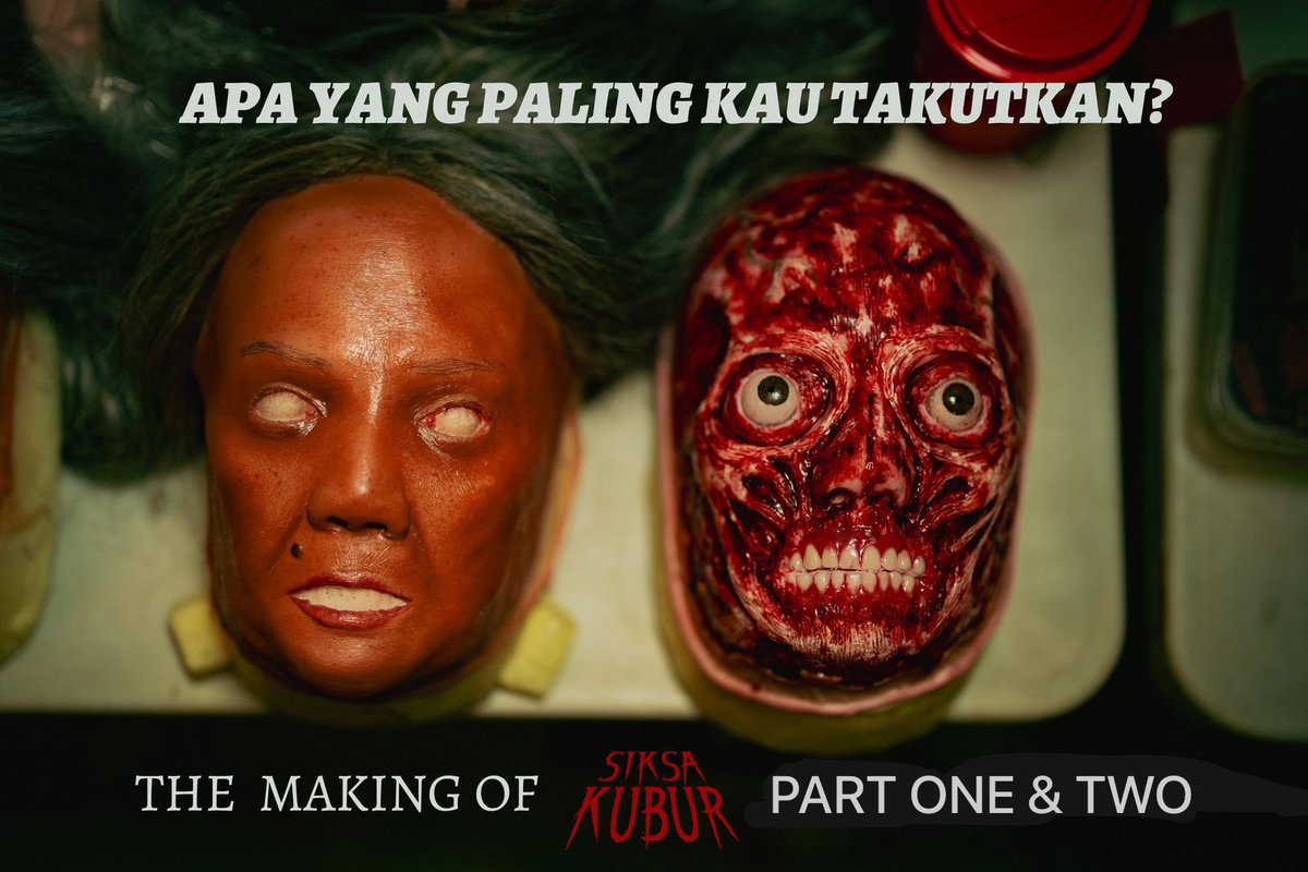 Buat yang pengen tau proses pembuatan film Siksa Kubur, video behind-the-scenes-nya udah bisa ditonton ya, teman-teman. Dibuka semua di sini. Part 1: youtu.be/4hbNXNQgGns?si… Part 2: youtu.be/zAQ25053AL8?si…