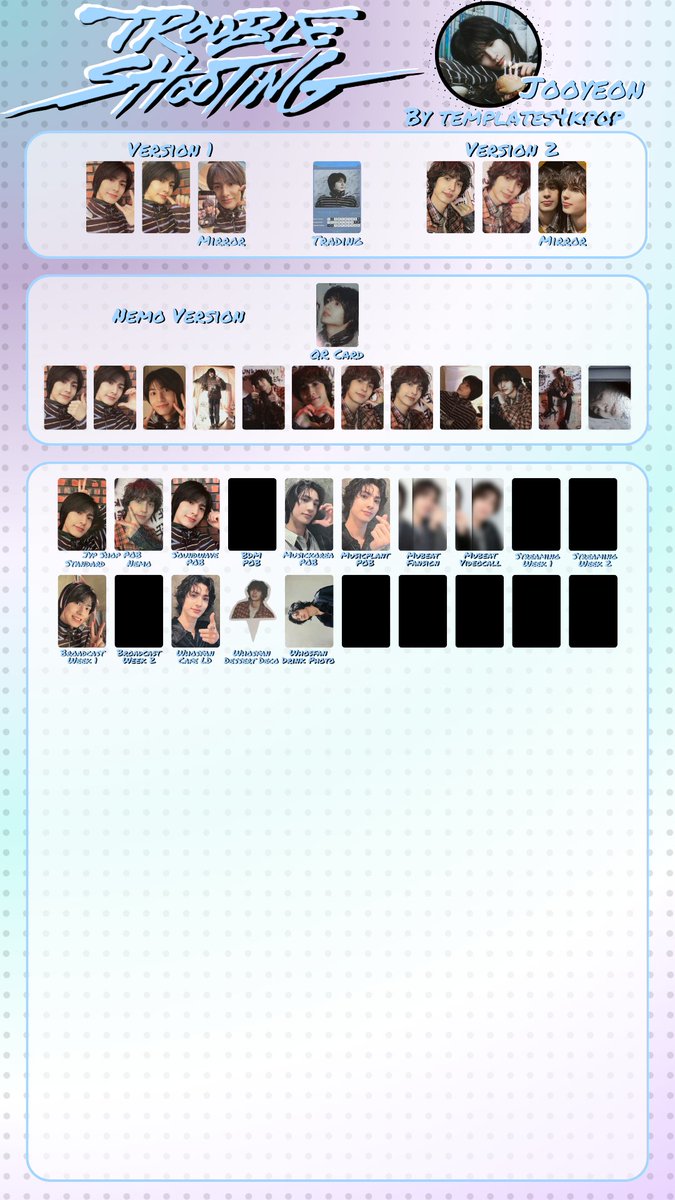 Xdinary Heroes Troubleshooting album photocard pc & pob benefit