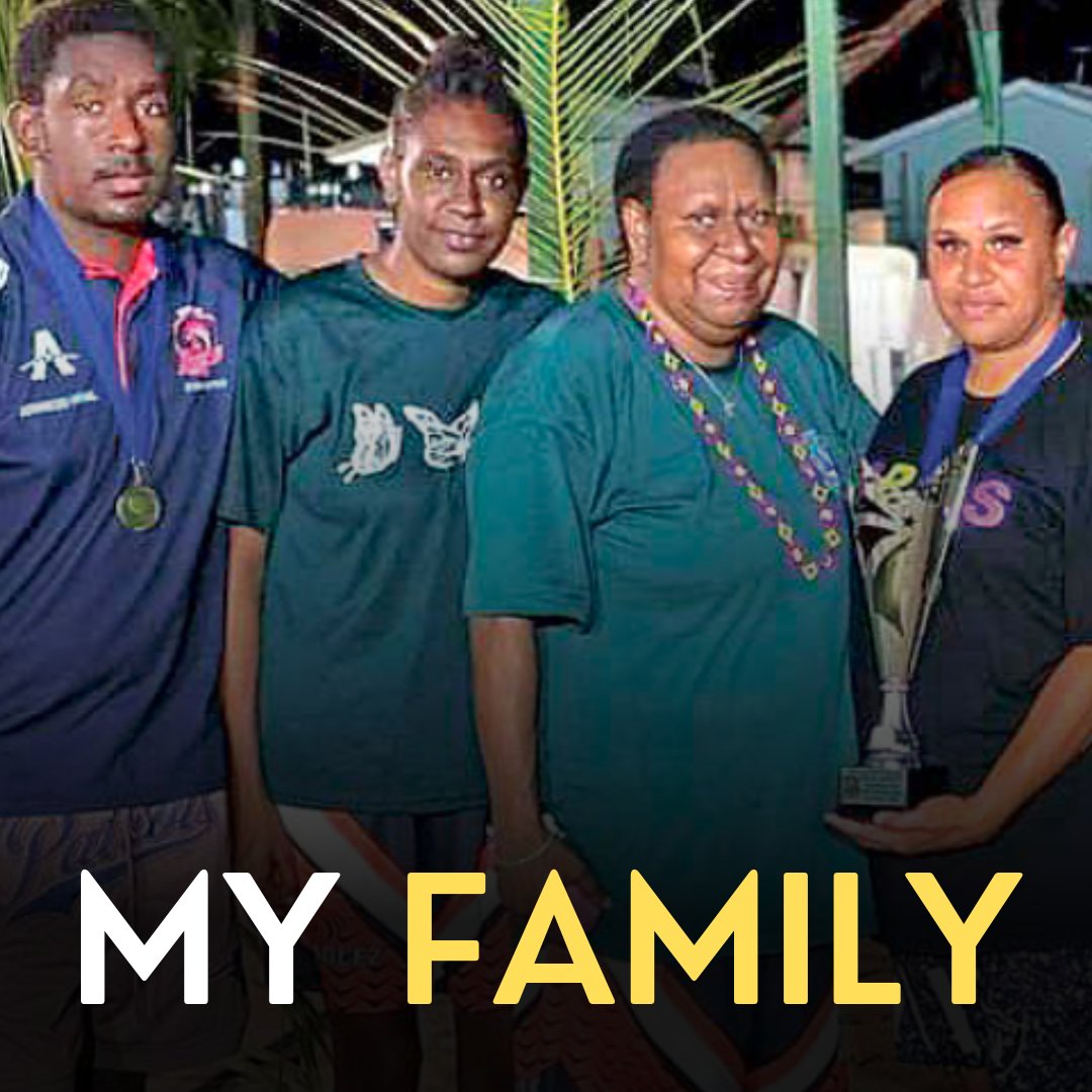 😍 “IT was an emotional time for myself, my two sons, & my four daughters when we gathered to remember my late husband and their father Tony Harry senior.' - Patricia Harry (Warraber Island) Zenadth Kes. 💌 DM us with your My Family story and photo! #MyFamily