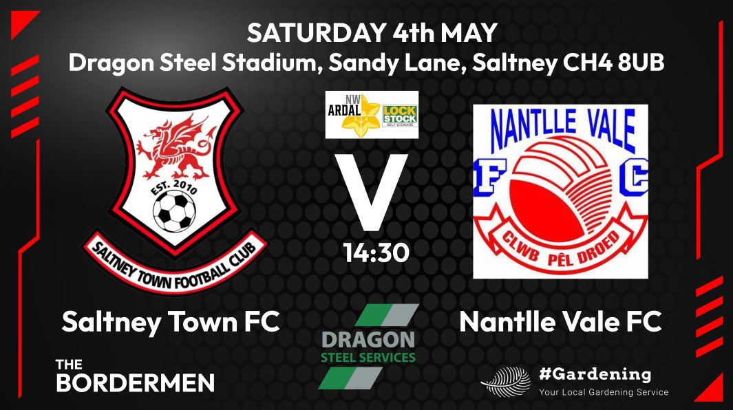 🚨🚨Match Day🚨🚨 The show must go on! Not the run in we would have liked but we still have 3 games in 8 days - We look to finish as strong as possible. #bordermen 🔴⚫️ 𝗙𝗶𝗿𝘀𝘁 𝗧𝗲𝗮𝗺 🆚 @NantlleValeFC 🏟 DSS ⏰ 14:30 💶 £3
