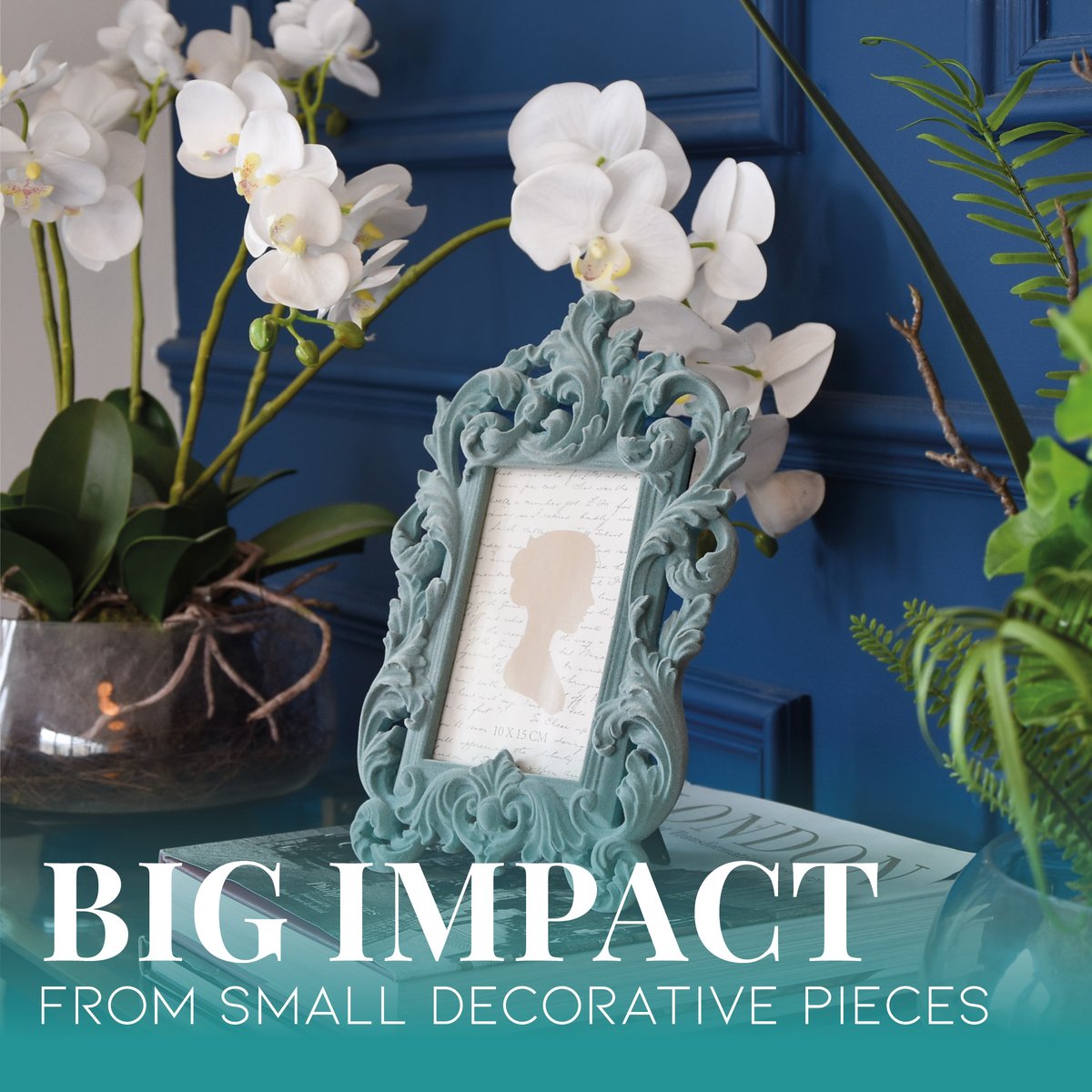 Make memories and display them in your home🖼️

Our ornate flocked blue photo frame embodies creative, stylish flair, perfect for a home looking for small decorative pieces.

Visit our website today📲

#MyMAndMHome #PhotoFrames #FrameYourMemories