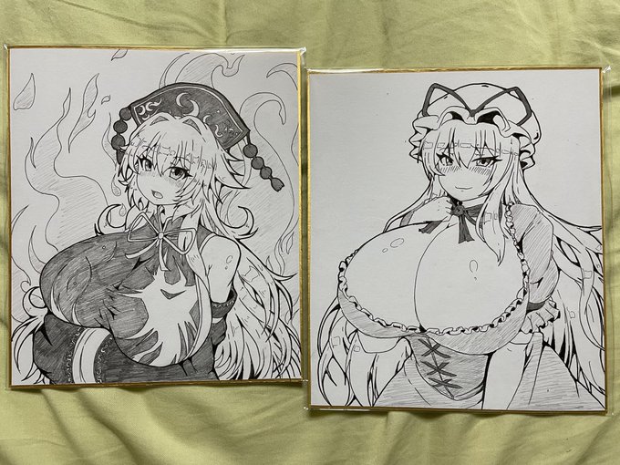 今回アキさん(@Wolf_Walter0709 )と色紙交換して貰った色紙だ!!!
お互い純×純、紫×紫で交換しあったぞ!!
紫は色紙を描いたは良いものの交換相手が見つからなかったからありがたかった! 