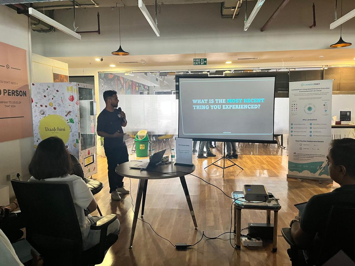 Just wrapped up an amazing session with Sachin Sharma at Testμ Offline - Delhi Meetup! 🚀

Sachin unveiled game-changing strategies on 'Strategic Automation', diving into techniques, risk prioritization, and the prowess of QA heroes.🙌

#TestMuConf #SoftwareTesting…