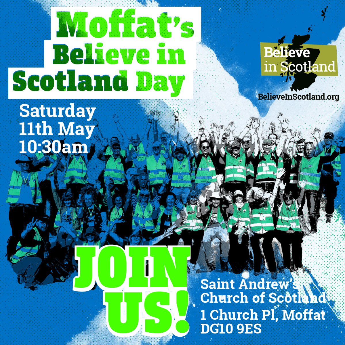 📣 Believe in Scotland will be heading to Moffat on Saturday 11th May for our next Independence Campaign Day! 👇 Click here for more information & how you can help: bit.ly/3WoS8Mn