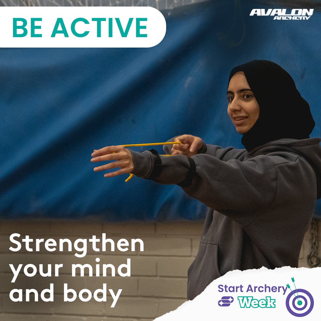 archerygb's tweet photo. The theme for Start Archery Week 2024 is mental health π
To start the week, we're sharing five ways to good mental health with archery. Here's our first two:
1. Connect
2. Be active
How does archery help your mental health?
#StartArcheryWeek https://t.co/aVqvlkUFi5