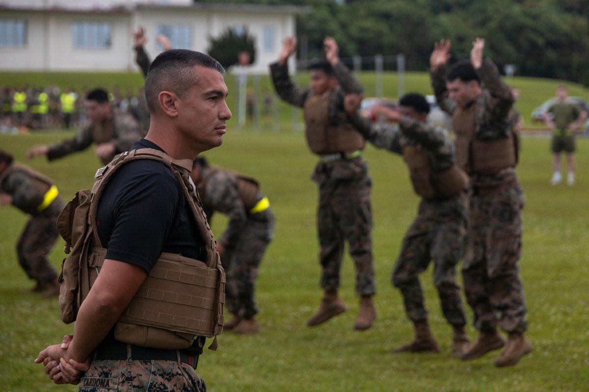 #Marines with III Marine Expeditionary Force and @mcipac conduct their martial arts instructor course culminating event on Camp Foster, Okinawa, Japan, April 26, 2024.