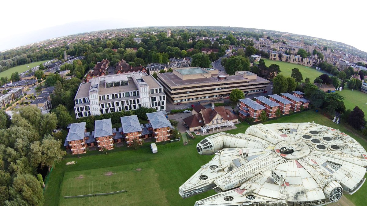 The Weston Buildings' Porters' Office had to issue a huge parking fine this morning... Happy Star Wars Day!
