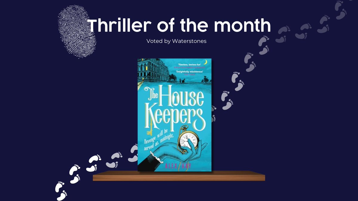 We're thrilled to announce that our former interim Head of Fundraising and an ongoing supporter of Bookmark, @AlexHayBooks', novel has been named Waterstone's Thriller of the Month for May 📚 Check out what @Waterstone's said about his gripping novel: ow.ly/7ogI50RtWJt