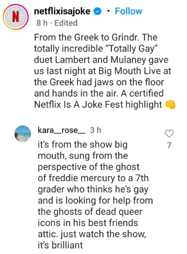 Ahhhh I didn't know this! Now it makes a lot more sense ! The fact that they invited Adam to sing as the ghost of Freddie, cause Freddie/QAL , just BRILLIANT! 🙌