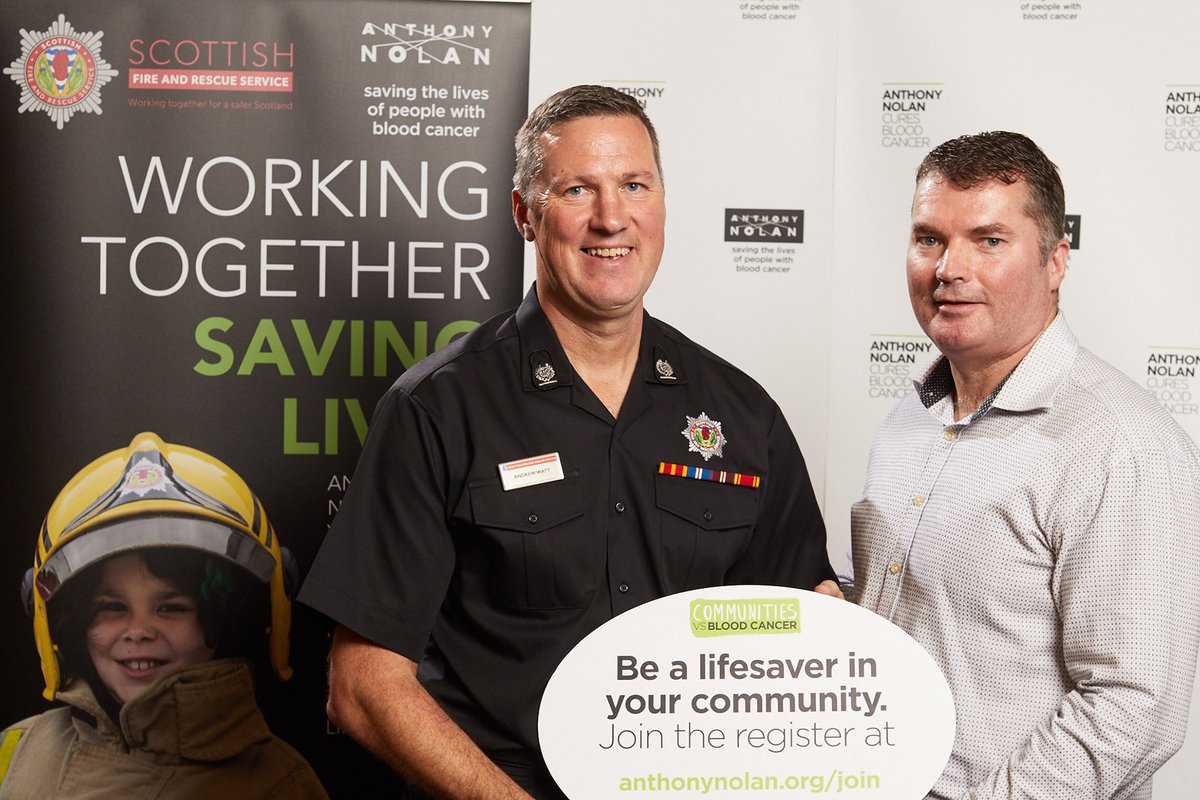 We’ve been working alongside @fire_scot for 14 years, and they have now recruited over 20,000 people to the stem cell register, and 108 people going on to donate! Today is #NationalFirefightersDay, so we wanted to shine a spotlight on the team, thanking them for all they do. 🧵