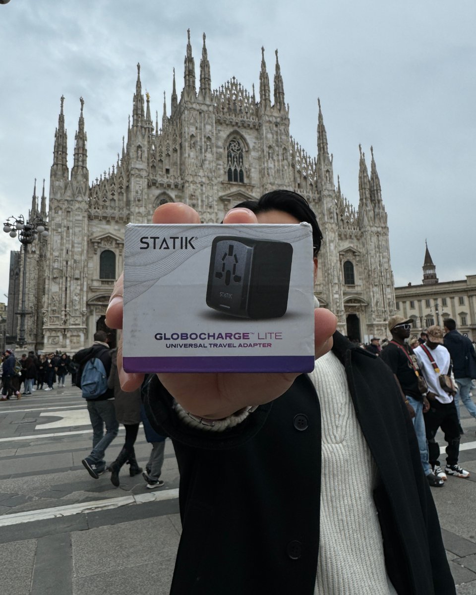 Travel smarter 💡GloboCharge keeps you connected in 200+ countries!
Get your passport to power freedom: statikco.com/products/globo… 🌍

- Ted, #Statik

#travelessentials #travelhack #traveltips