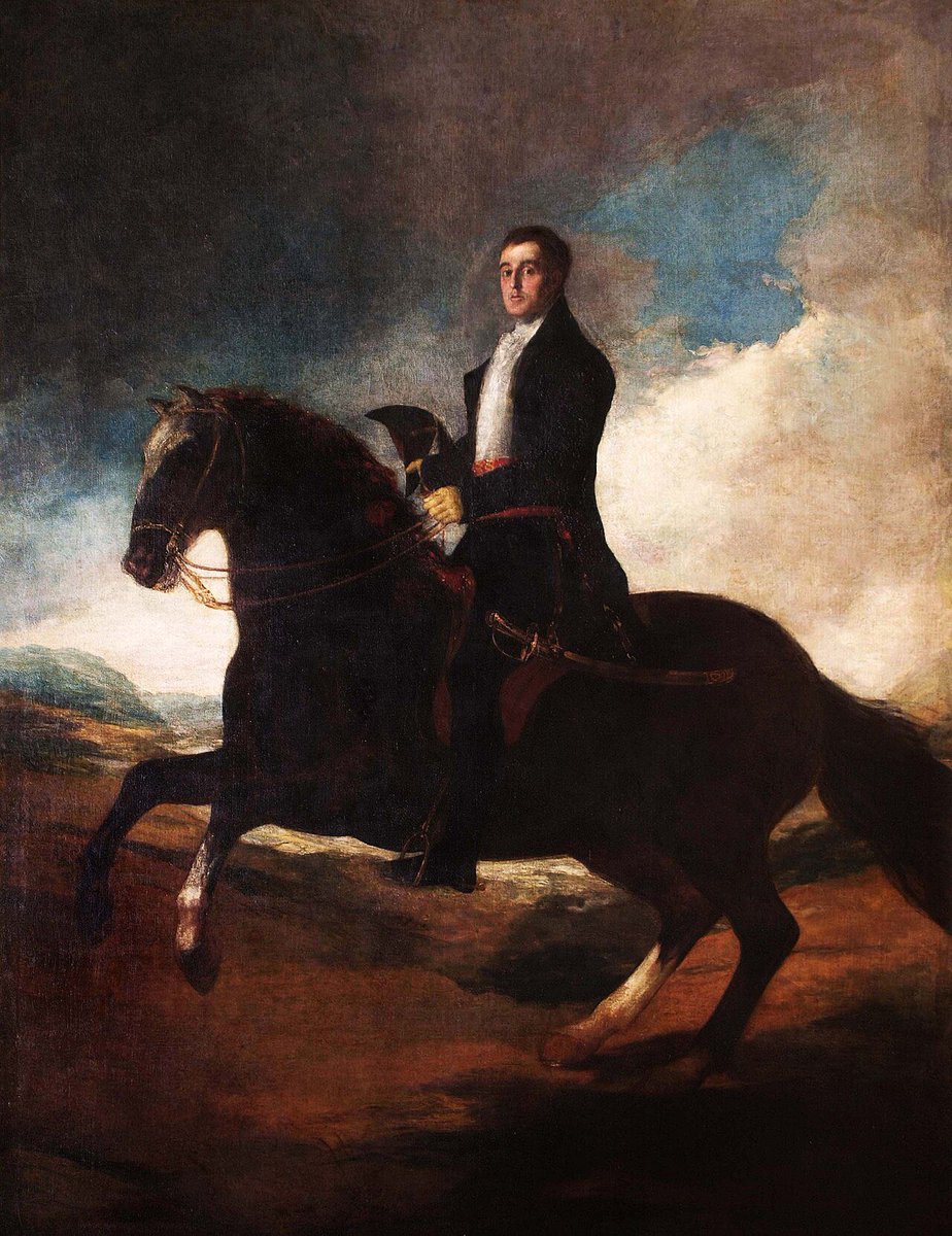 Equestrian Portrait of the 1st Duke of Wellington, by Francisco Goya (Spanish), 1812, @ApsleyHouse #paintingoftheday