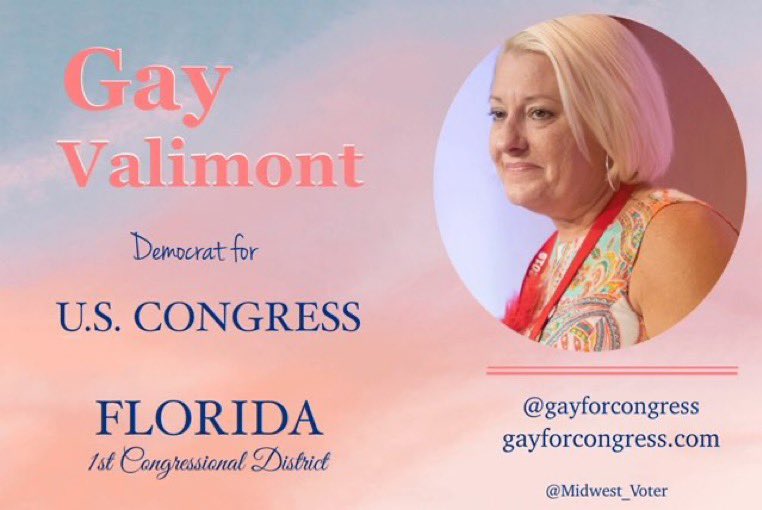 @tammybaldwin #DemVoice1 #ResistanceBlue #wtpBLUE #DemsAct #DemsUnited #FL01 @gayforcongress The long-time gun safety activist takes on Rep Gaetz. She has genuine compassion & strength, for she’s risen from the worst family tragedy. Visit her site: gayforcongress.com/about/ 🙏Vote for Gay