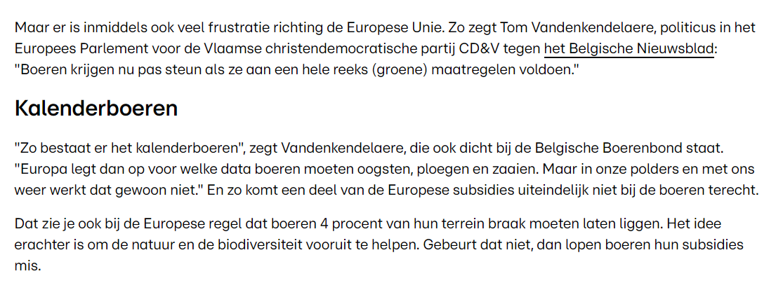 Gisteren, alle media (NOS Volkskrant NU etc) en politici van de coalitiepartijen: inkomsten boeren lopen terug door klimaatverandering.

Feiten: inkomsten lopen terug door veranderende wet- en regelgeving voor boerenbedrijven (door juist deze politici)

Heel gewiekst allemaal..