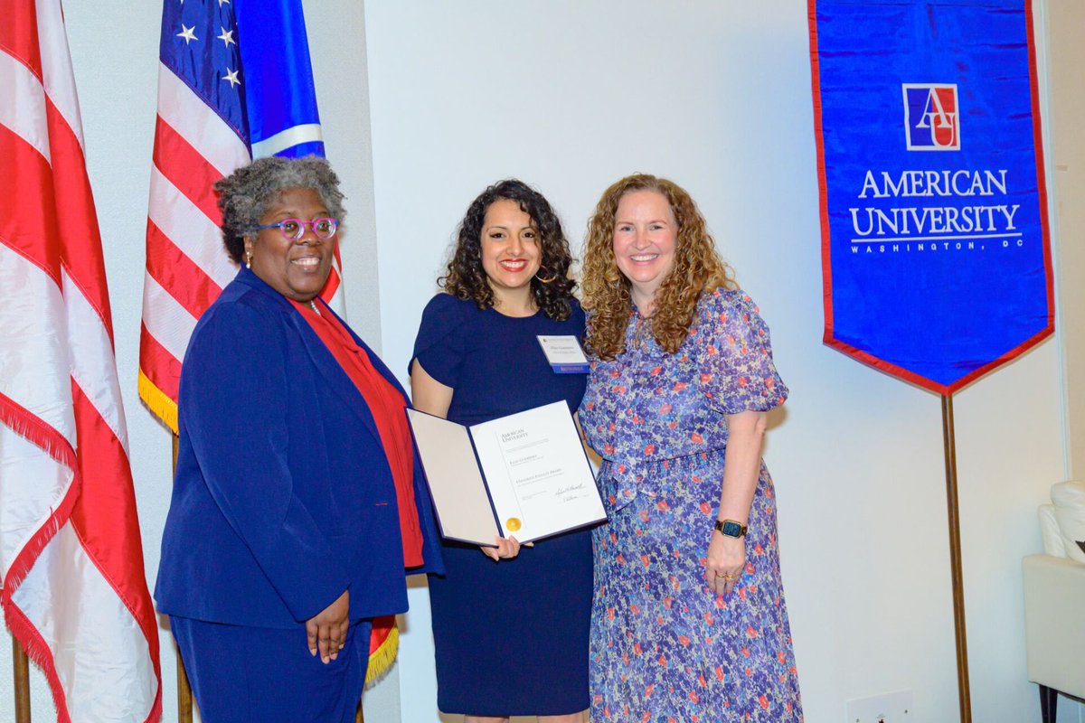 Thank you @AmericanU for choosing me as the Professor to receive the Outstanding Teaching in an Adjunct Appointment Award. #facultydinner #awardceremony #adjunctprofessor #lawandthepoliticalsystem #iloveteaching