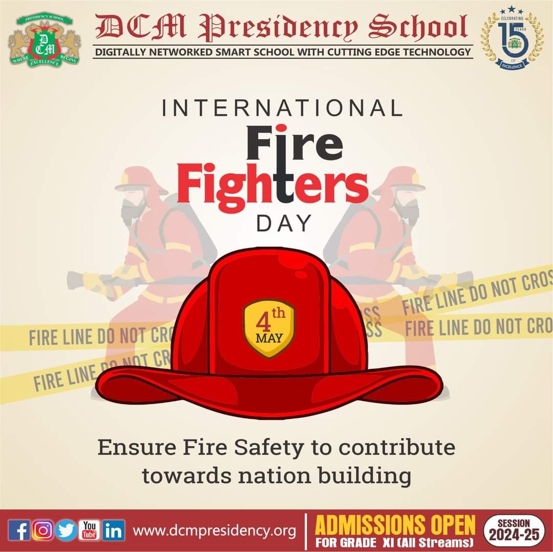 #InternationalFireFightersDay #happyinternationalfirefightersday #firefighter #FirefightersDay #safety #DCMP #bestschoolinludhiana