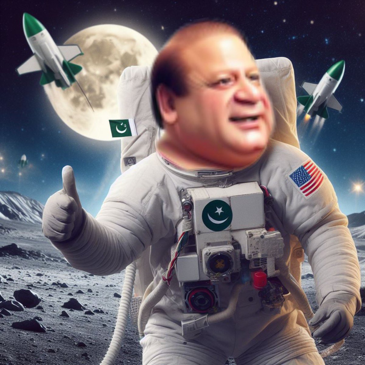 پاکستان بننے کا خواب دیکھنے کے بعد میاں سانپ نے اگلی رات چاند پر جانے کا خواب بھی دیکھا تھا بلآخر وہ خواب سچ ہو گیا 🚀🚀🚀🚀😂😂😂😂