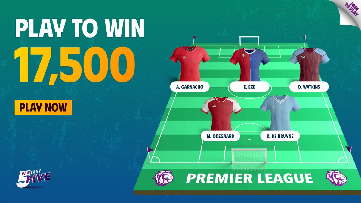 Fantasy5 Round 36 Clean Sheet Odds 🛡️ Win £17,500 this weekend by picking 5 players! Enter FREE here ➡️ bit.ly/3DFQ4Fb 🍷 Burnley 17%-27% Newcastle ⚫️ 🌑 Man City 60%-9% Wolves 🐺 🔵 Chelsea 29%-13% West Ham ⚒ 🕊 Brighton 18%-23% Aston Villa 🦁 🔴 Liverpool 29%-9%…