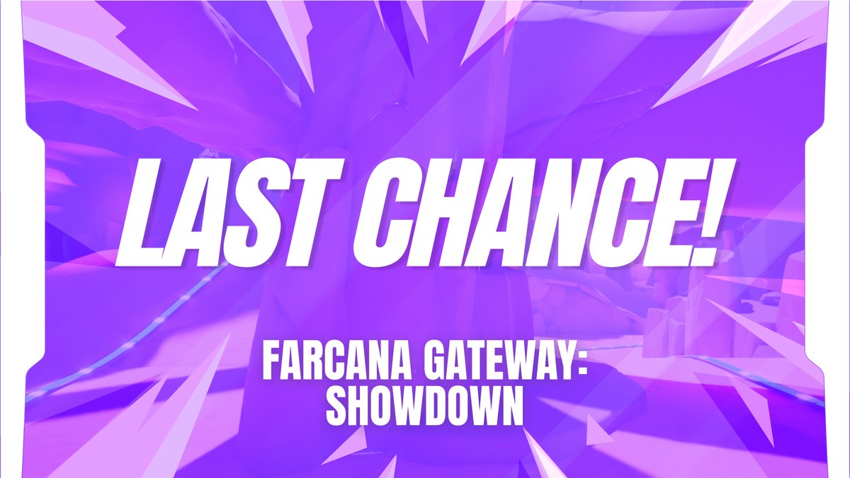 It's DAY 5 in a galaxy far far away 🪐- your last chance in the Farcana Gateway: Showdown! Show us what you've got: farcana.com/playtest