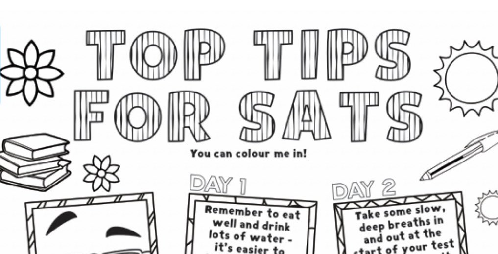 My TOP TIPS FOR SATS WELLBEING colouring sheet is out now :) PM with email to download yours 💜🩷🧡💛 #edutwitter #teachertwitter #SATS #childrensmentalhealth #schools #education #wellbeing #teach