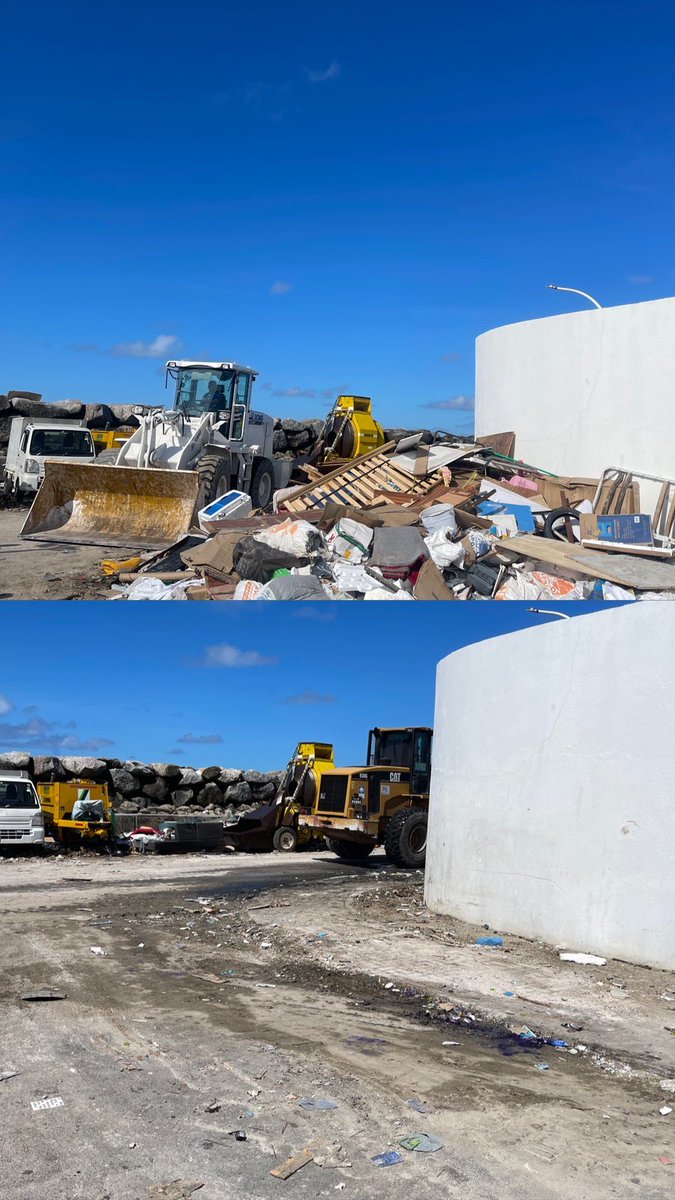 Day 2: Industrial Village clean-up continues! Addressing recurring illegal dumping. This is unfortunately the third time this area has required a clean-up within a nine-month period.
#thimaageveshi_Saafuveshi
#thimaageveshi_Ijthimaeegulhun
#thimaageveshi_Furihamanizaam
#WAMCO