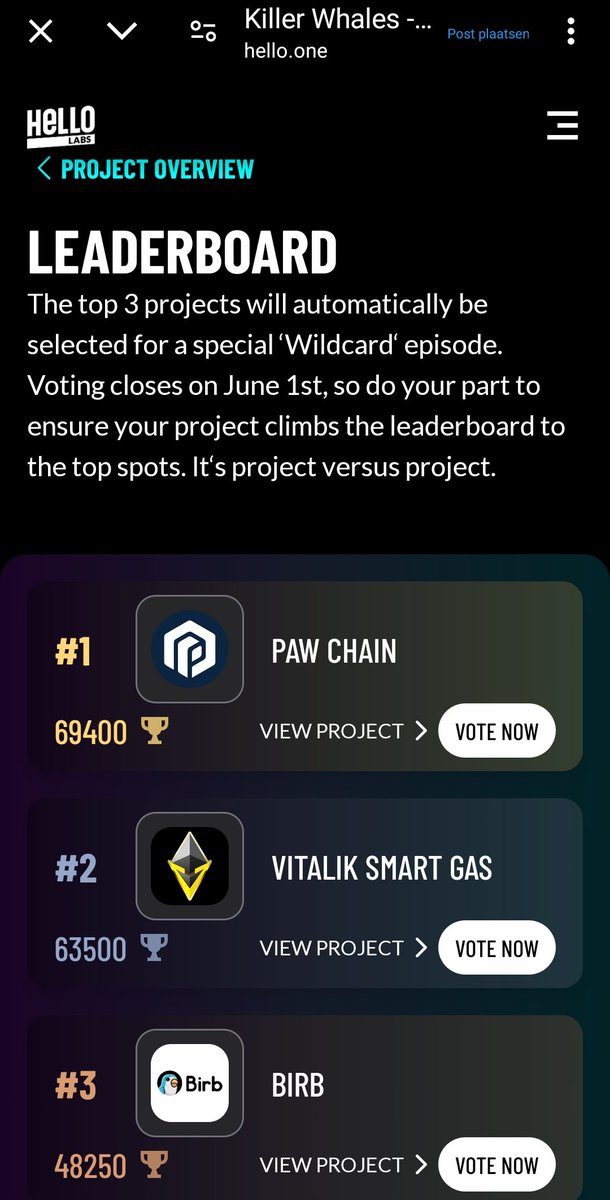 Once upon a time, in the bustling world of digital realms, a remarkable community known as $PAW stood tall at the zenith of the #KillerWhalesTV leaderboard. Every day, they rallied together, casting their votes with unwavering dedication and determination. Their collective…