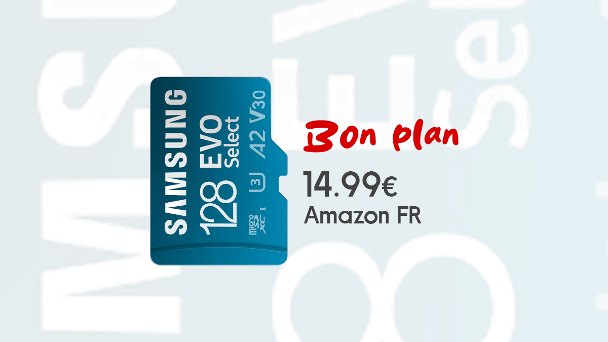 BON PLAN #FrenchDays - La carte micro SD Samsung 128 Go (compatible Switch, évidemment) est à 14.99€ ! Amazon FR ➡️ amzn.to/4dB8iIO