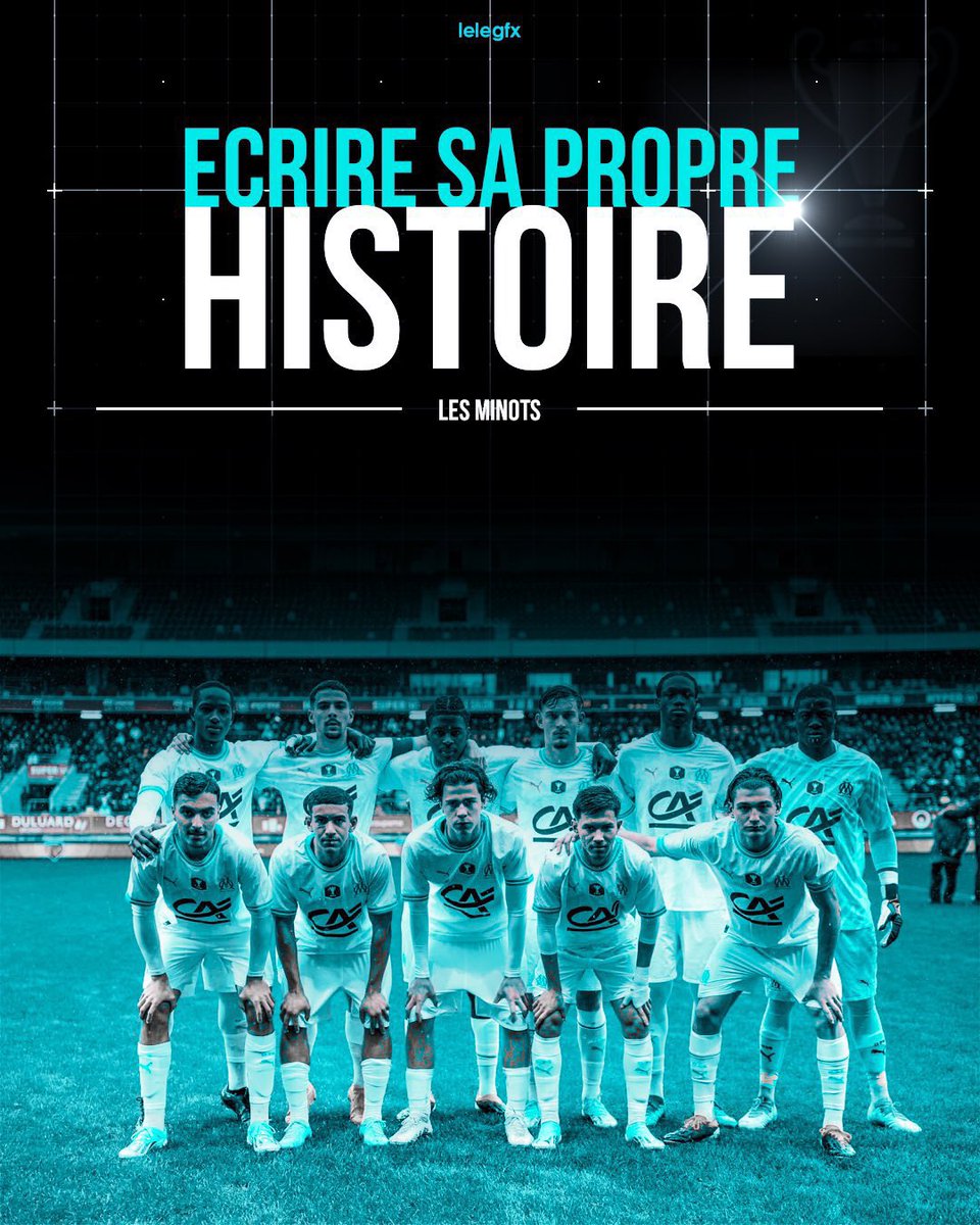 ⚔️ Nos minots affrontent Reims aujourd’hui en demi-finale de Gambardella ! ✅ Toulon ✅ Paris ✅ Le Mans ✅ Rennes ⏳ Reims #TeamOM | 📸 @lelegfx