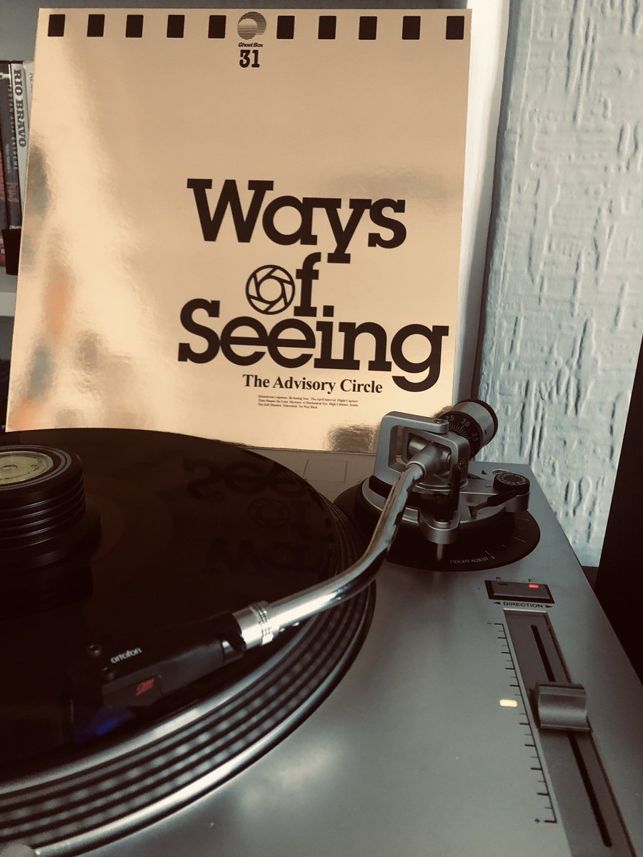 Listening to my records (not CDs as well, that would take forever) in alphabetical order by artist. 
13: The Advisory Circle - Ways Of Seeing @cafekaput @GhostBoxRecords #librarymusic #hauntology